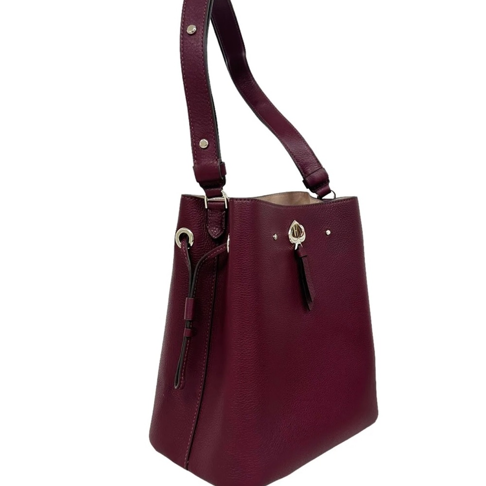 Kate Spade Large Bucket Bag Shoulder Bag Pebbled Leather - Picture 5 of 7